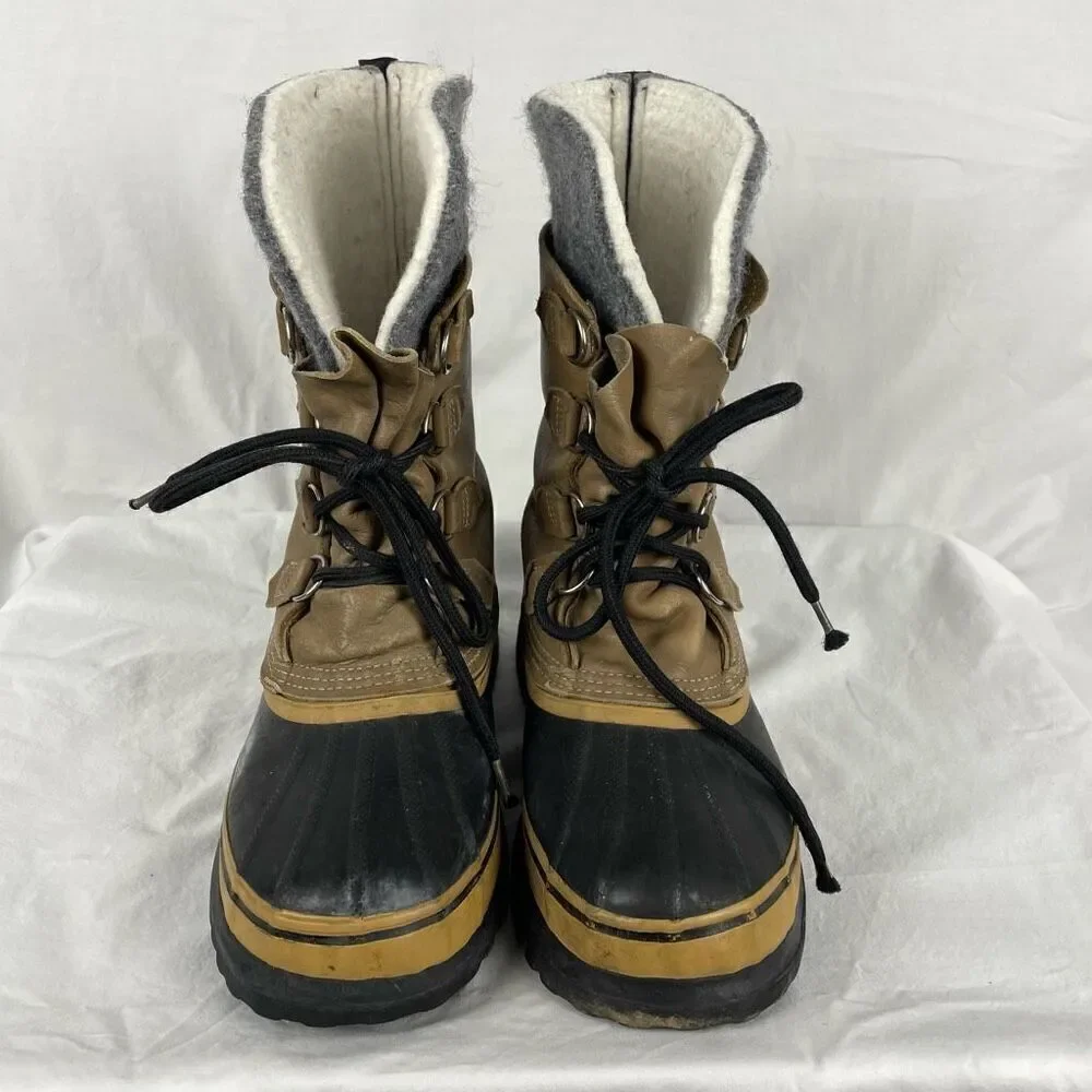 Sorel Caribou Leather Waterproof Wool Lined‎ Boot - Men’s 8